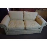 MODERN TWO-SEATER SOFA, WIDTH APPROX 172CM