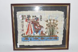 EGYPTIAN EMBROIDERY SCENE