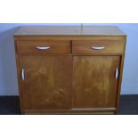 RETRO STYLE SIDEBOARD, WIDTH APPROX 107CM