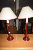 PAIR OF MATCHING TABLE LAMP BASES