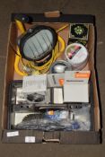 BOX OF FISHING REELS ETC