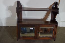 MIRRORED WALL CABINET, WIDTH APPROX 62CM