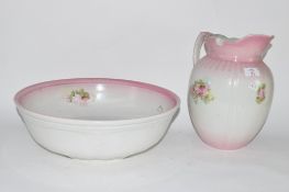 CERAMIC JUG AND BASIN SET