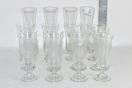 GLASS WARES, WINE GLASSES, CUPS ETC