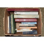 BOX OF BOOKS, SOME RELIGIOUS AND ART INTEREST INCLUDING ART AND CIVILISATION AND ITALIAN COOKERY