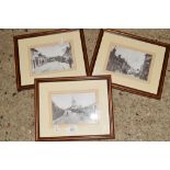 SERIES OF FRAMED PHOTOGRAPHS OF SAXMUNDHAM MILL AND THE BELL CORNER, SAXMUNDHAM