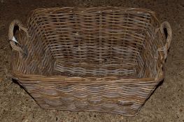 LARGE BASKETWEAVE CONTAINER