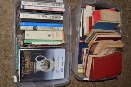 BOX OF BOOKS, SOME MILITARY TITLES INCLUDING MILITARY MYSTERY