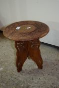 EASTERN CARVED FOLDING TABLE