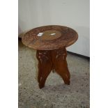 EASTERN CARVED FOLDING TABLE