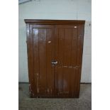 VINTAGE PAINTED PANELLED CUPBOARD, WIDTH APPROX 122CM