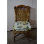 CANE CONSERVATORY ARMCHAIR, HEIGHT APPROX 96CM