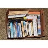 BOX OF BOOKS, SOME HISTORICAL AND LITERARY INTEREST, AND TOPOGRAPHICAL INCLUDING ANCIENT EGYPT,