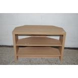 MODERN BEECH EFFECT TV STAND