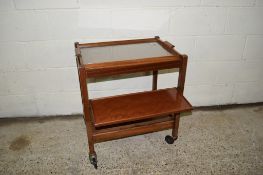 MID 20TH CENTURY TEA TROLLEY WITH REMOVABLE TRAY, LENGTH APPROX 64CM