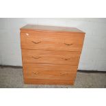 SMALL CHEST OF DRAWERS, WIDTH APPROX 77CM