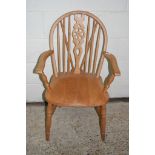 WHEELBACK KITCHEN CHAIR, HEIGHT APPROX 97CM