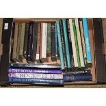 BOX OF BOOKS INCLUDING THE ROYAL JEWELS, ROCK AND GEM, WAR BENEATH THE WAVES, NEGRO ART, JAPANESE