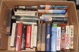 BOX OF BOOKS, VARIOUS TITLES, NOVELS BY TOLKIEN, ROBERT HARRIS ETC