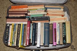 BOX OF BOOKS, SOME BY THOMAS MERTON AND SOME HISTORY TITLES INCLUDING MEDIEVAL MILITARY ORDERS