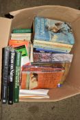 LARGE BOX OF BOOKS, SOME ART INTEREST INCLUDING ROMAN PAINTING AND EGYPTIAN AND ANCIENT EASTERN