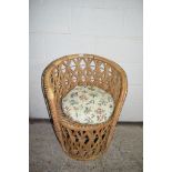 CONSERVATORY TUB CHAIR, WIDTH APPROX 62CM MAX