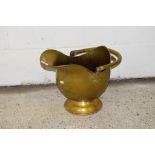 BRASS COAL SCUTTLE