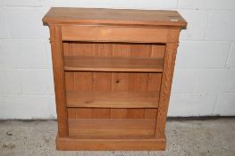 PINE LOW BOOKCASE, APPROX 81CM WIDTH