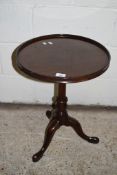 MAHOGANY WINE TABLE, APPROX 43CM DIAM