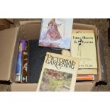 BOX OF BOOKS, VARIOUS TITLES, SOME GARDENING INTEREST INCLUDING PICTORIAL GARDENING