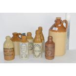 POTTERY GINGER BEER BOTTLES BY MORGANS BREWERY