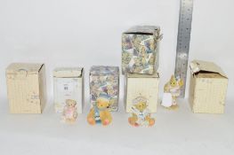 SIX CHERISHED TEDDIES BY INESCO IN ORIGINAL BOX