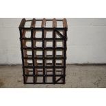 24-HOLE WOODEN WINE RACK