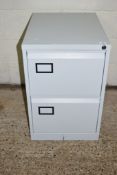 TWO-DRAWER METAL FILING CABINET