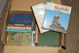 BOX OF BOOKS, SOME NORFOLK INTEREST