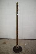 MAHOGANY LAMP STANDARD, HEIGHT APPROX 146CM