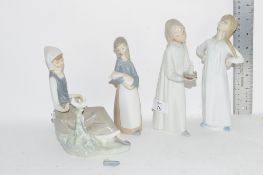 LLADRO FIGURES OF YOUNG GIRLS