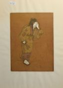 Milein Kosman (born 1921), "Noh", screen print, signed and inscribed with title, further inscribed