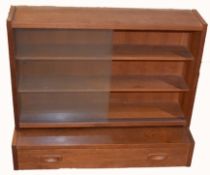 Mid Century Danish P.S System Teak Wall Unit/Cabinets, each 80cm wide