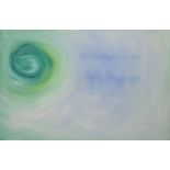 AR Sarah Cannell (contemporary), "Rain", acrylic on canvas, 40 x 30cm