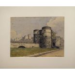 Sidney Walter Stanley (1890-1956), "The middle Tower of London", watercolour, signed lower right and