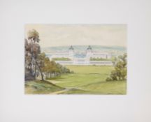 Graham Barry Clilverd (1883-1959), Royal Museum, Greenwich, watercolour, signed lower right, 17 x