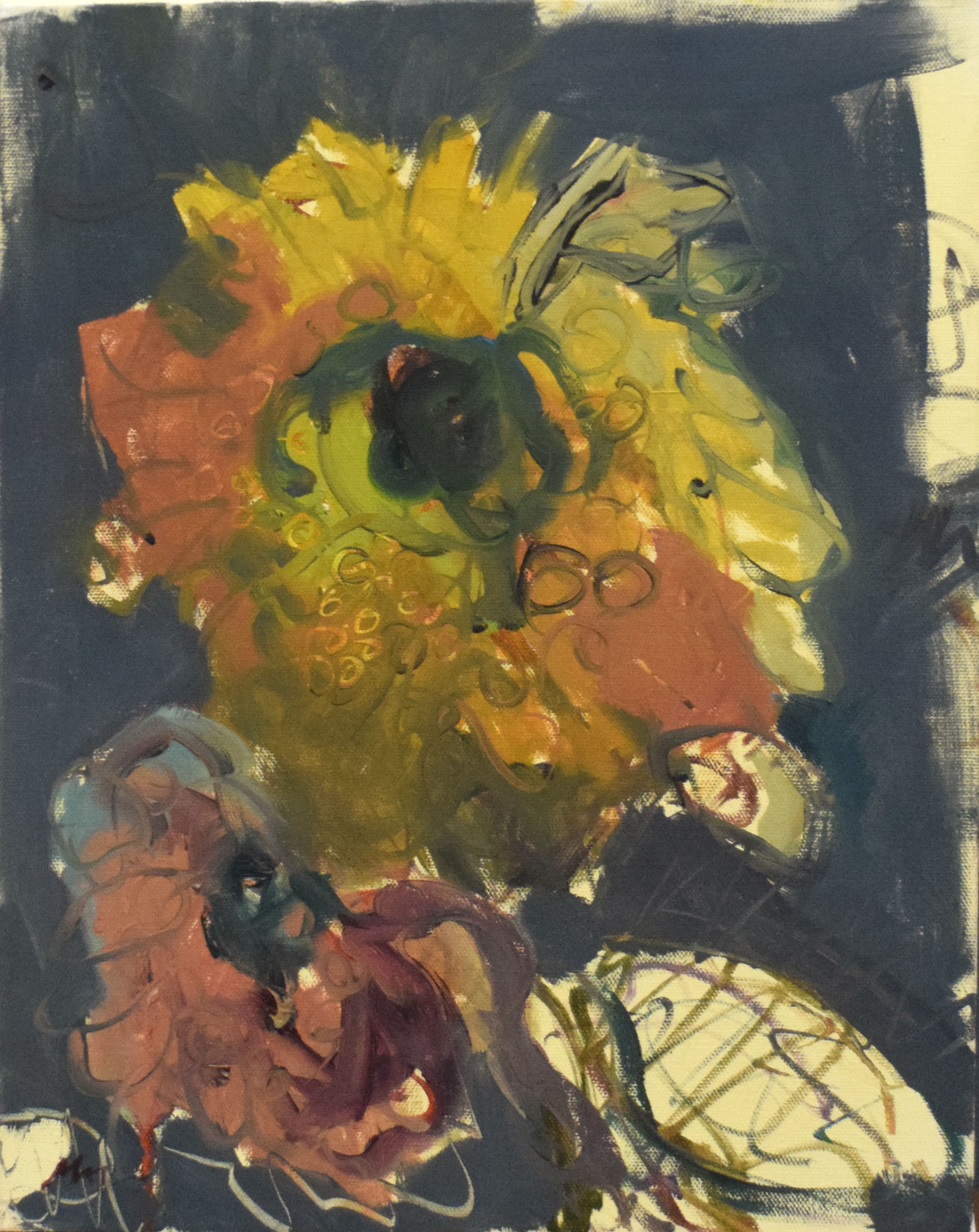Martin Kinnear (contemporary), "Study xxvi", oil on canvas, signed lower left, 41 x 31cm,