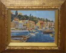 Charles Clifford Turner, Mediterranean scene, oil on board, signed lower right, 36 x 46cm