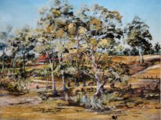 Val Kleine, Australian landscape, oil on board, signed and dated 1967 lower right, 45 x 60cm