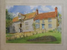 Charles Clifford Turner, "Mill House", watercolour, signed lower right, 36 x 54cm