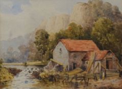 English School (19th century), English landscapes, set of four watercolours, some titled, 10 x