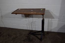 VINTAGE BED TABLE, WIDTH APPROX 71CM