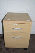 SMALL OFFICE FILING PEDESTAL, WIDTH APPROX 44CM