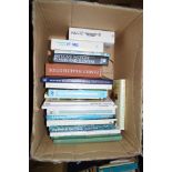 BOX OF VARIOUS BOOKS INCLUDING GARDENING INTEREST, HERBS ETC